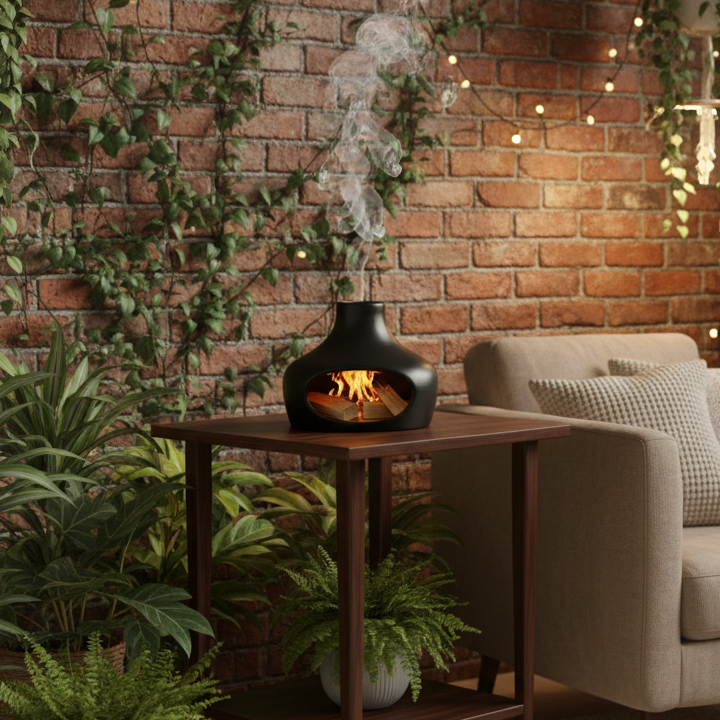 Chimney Calm – Ceramic Palo Santo & Sage Burner