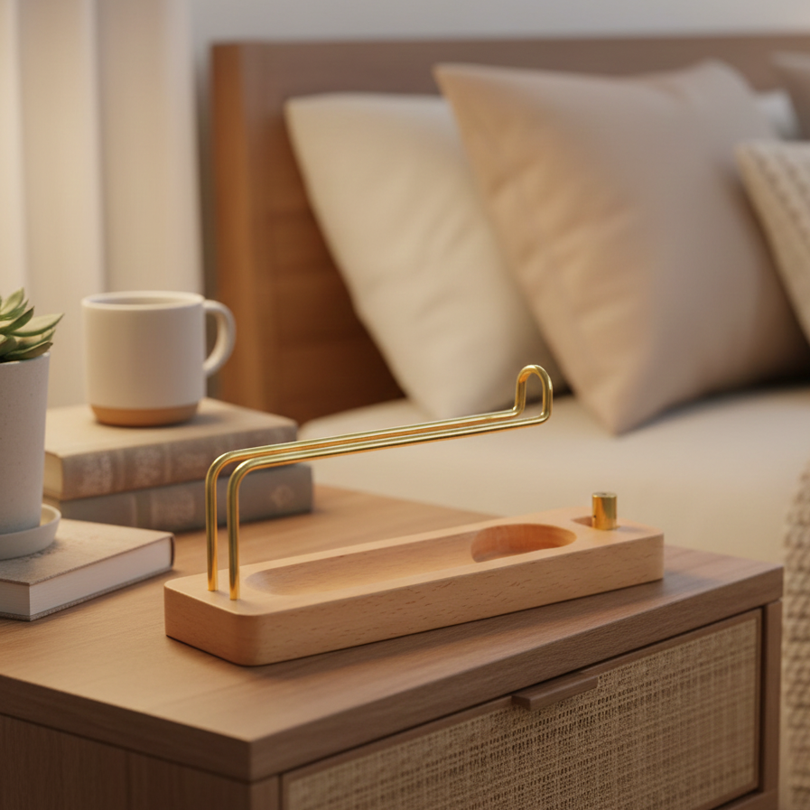 Sacred Burn – Palo Santo & Incense Holder